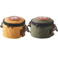 outdoor camping molle system gas canister bag multifunctional thickened propane fuel can protective pouch cover gas tank storage