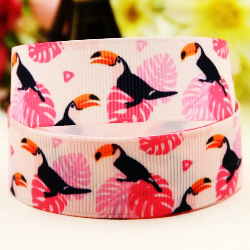 22 мм 25 мм 38 мм 75 мм, лента в рубчик с мультяшным принтом, украшение для вечерние, 10 ярдов, стандартная