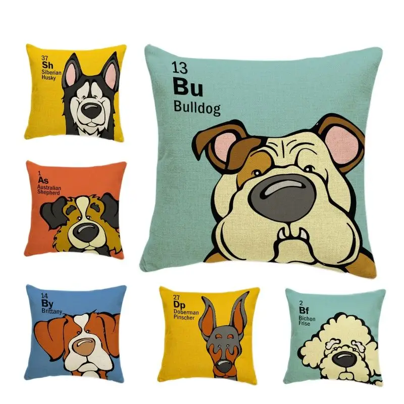 Подушка с рисунком животных Greyhound для собаки чехлы французских фотографий