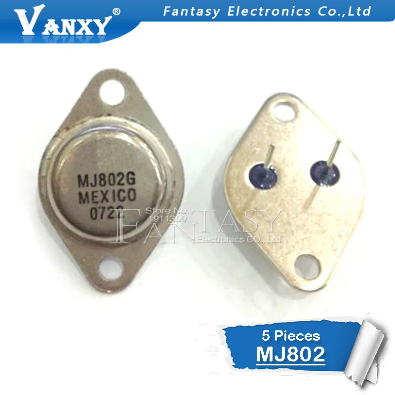 5 шт. MJ802 TO-3 MJ802G 30A 100 в 200 Вт грубые ноги высокие NPN gossan Золотое уплотнение Триод