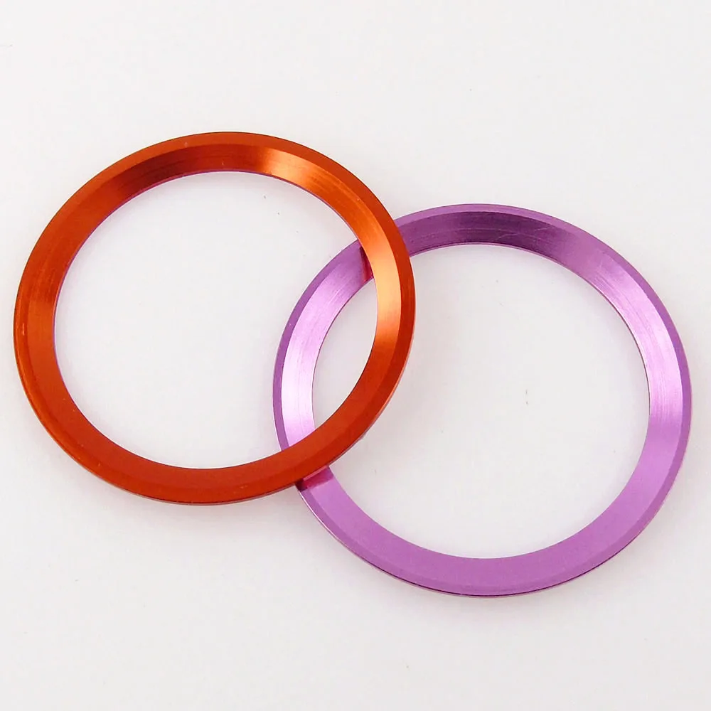 New 38MM Orange/Pink Alloy aluminum Bezel Luminous Dot Watch Bezel Insert For 40MM Automatic Movement Watch