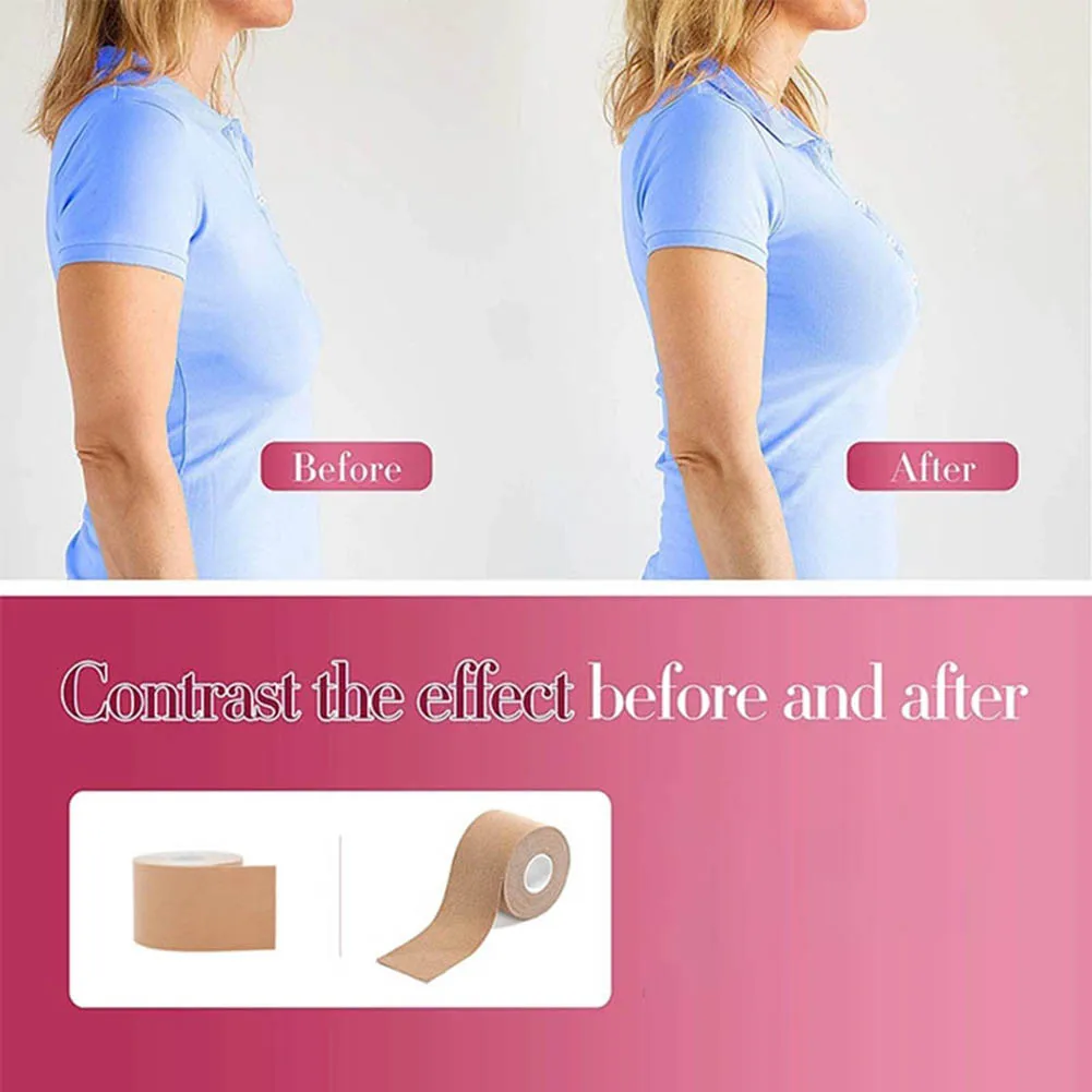 1 ролик 5 м лента для груди женщин мама мамило тампоны пуш-ап Женский