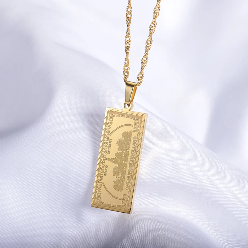 Цепочка для мальчиков с подвеской в стиле хип-хоп креативное ожерелье цепочкой