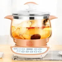 boiling kettle household 23 liters multifunctional health pot electric stew steaming porridge pot thickened glass soup pot