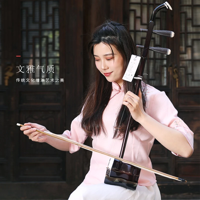 Китайский струнный инструмент Erhu Huqin эксклюзивный гравированный код китайские