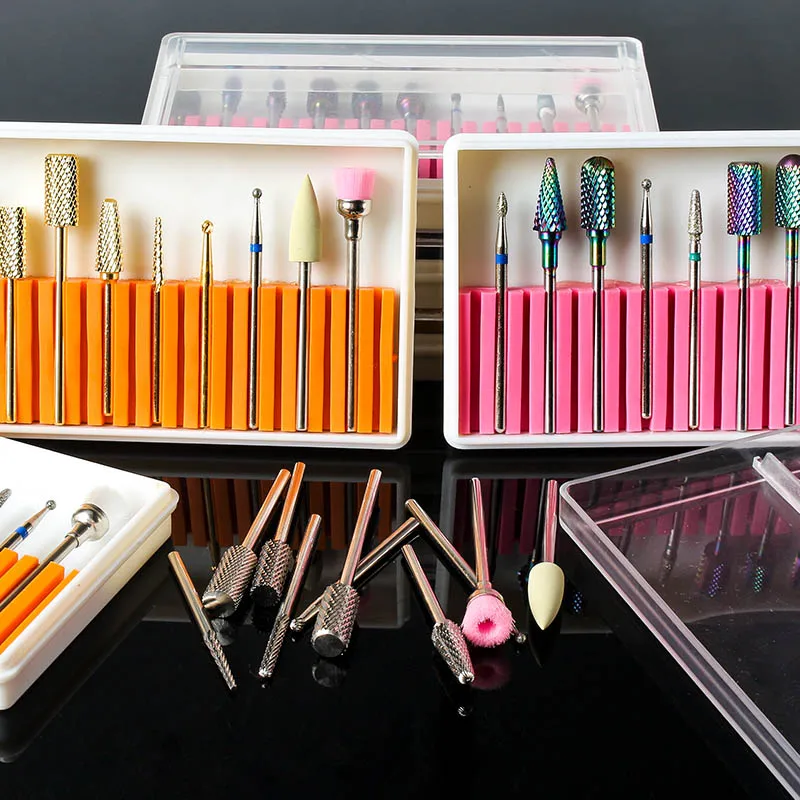 Шлифовальная головка фреза для педикюра дизайна ногтей 10 шт./кор. конусный