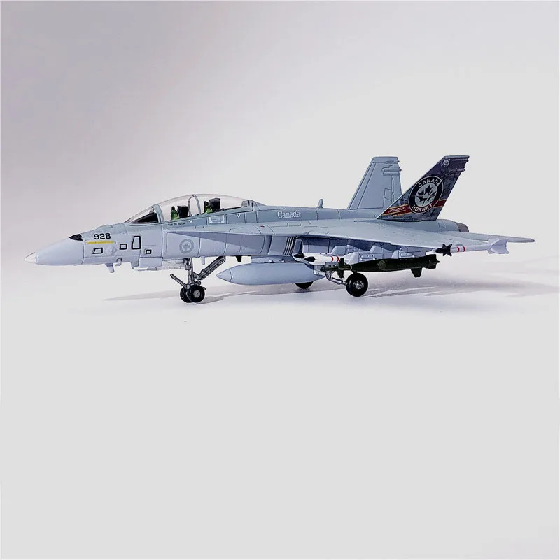 1/100 весы Канада F/Hornet Strike Fighter военный литой металлический самолет модель игрушки