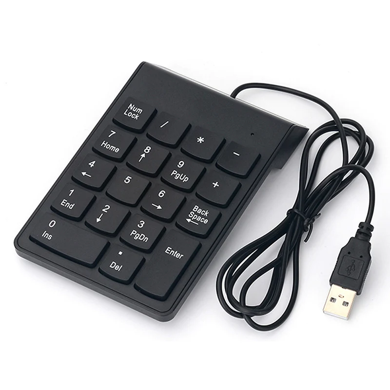 Проводная цифровая мини клавиатура с цифровым USB 18 клавиш Для iMac/MacBook Air/Pro