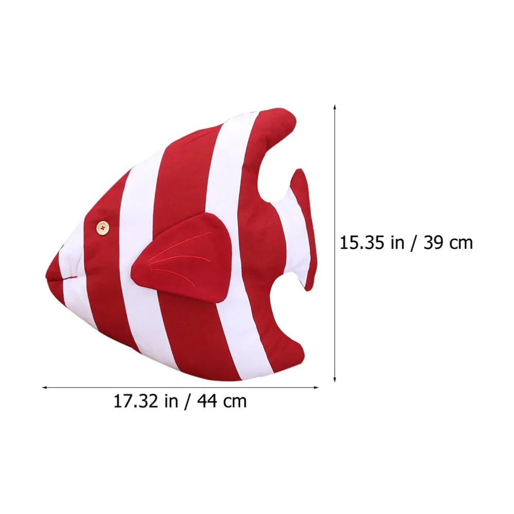 

1Pc Cartoon Fish Throw Pillow Adorable Fashion Pillow Cushion Sofa Rest Cushion