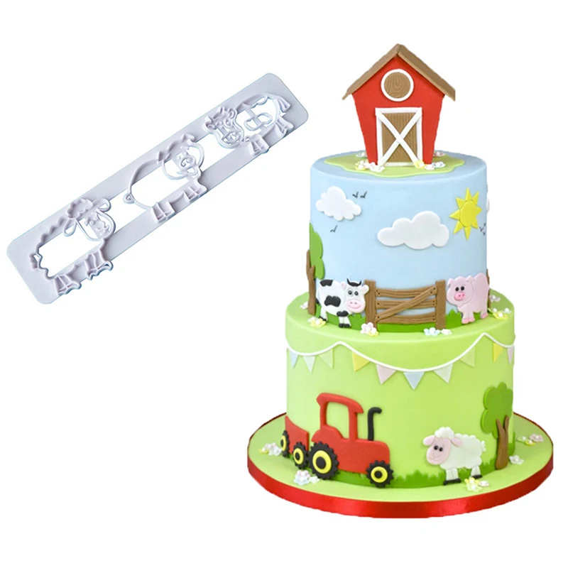 Мультфильм Животные Форма печенья прессформы с изображением милой свинки для