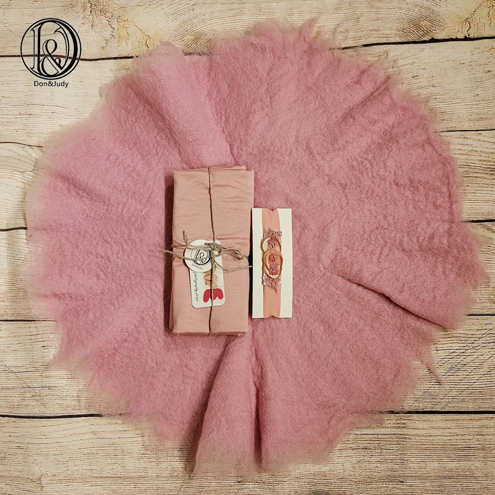 

Don & Judy ручная работа 100% шерсть слой одеяла с подобранным кружевом обертывание и повязка на голову фотосессия новорожденные фотографии фоны ...