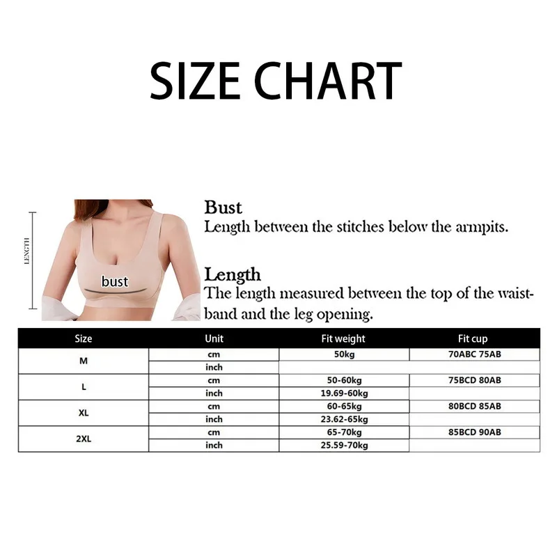 

Ladies Gather Seamless Underwear Comfortable Vest Bra No Steel Ring Solid Color Sports Underwear High Quality Fashion