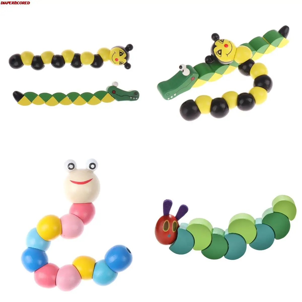 Детские развивающие деревянные искусственные пальцы гибкие Обучающие научные