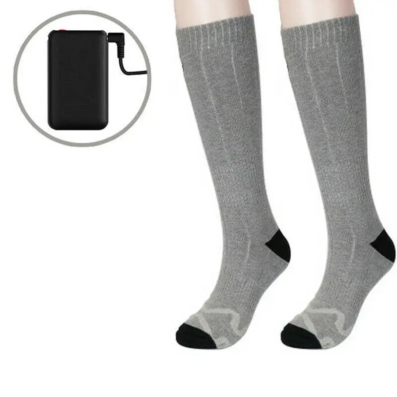 3 уровня Регулируемый Подогрев теплые носки для детей Перезаряжаемые Батарея