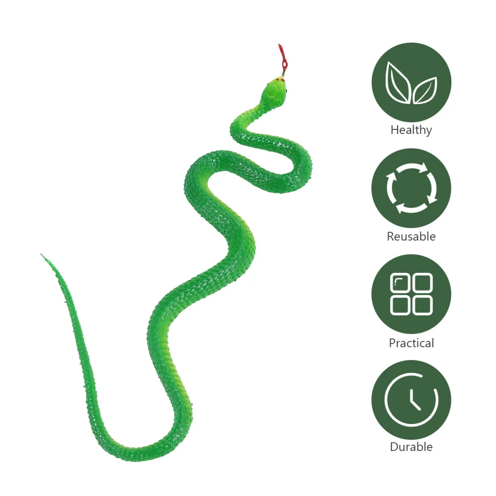 

Realistic Rubber Snakes Toys Scary Fake Snake Rubber Snake Tricky