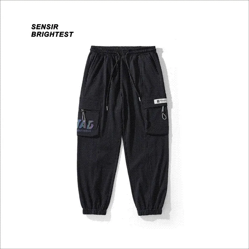 

Sensir21 Autumn High Street Knitted Sweatpants Men's Loose Casual Pants