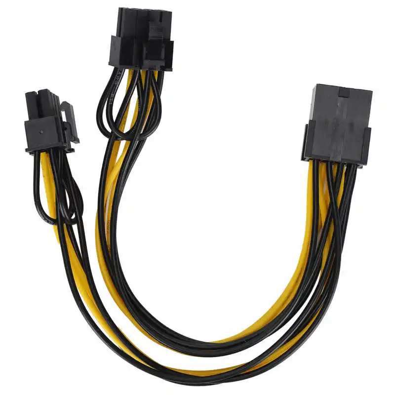 10 пакетов PCIE кабель 8 Pin PCI-E до 2xPCI-E (6 + 2 Pin) PCI Express графическая карта разъем