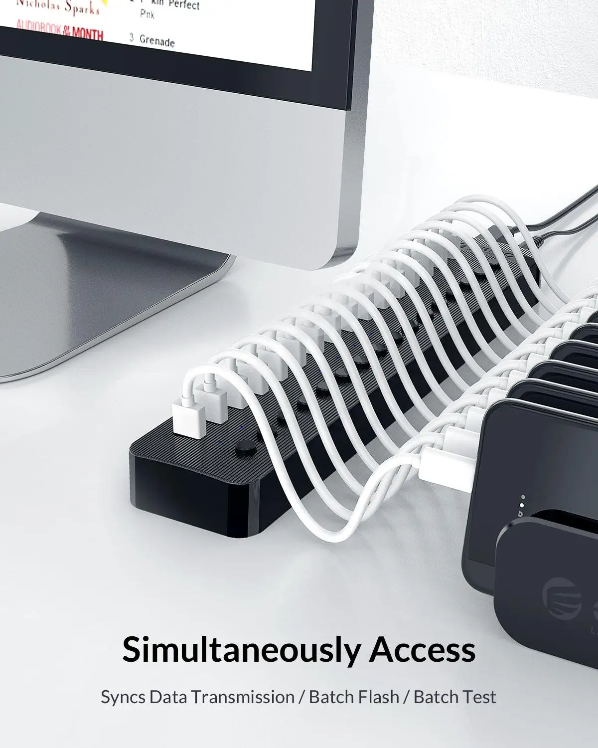 ORICO 16 Порты Мощность ed USB 3 0 концентратор BC1.2 Зарядное устройство разветвитель с