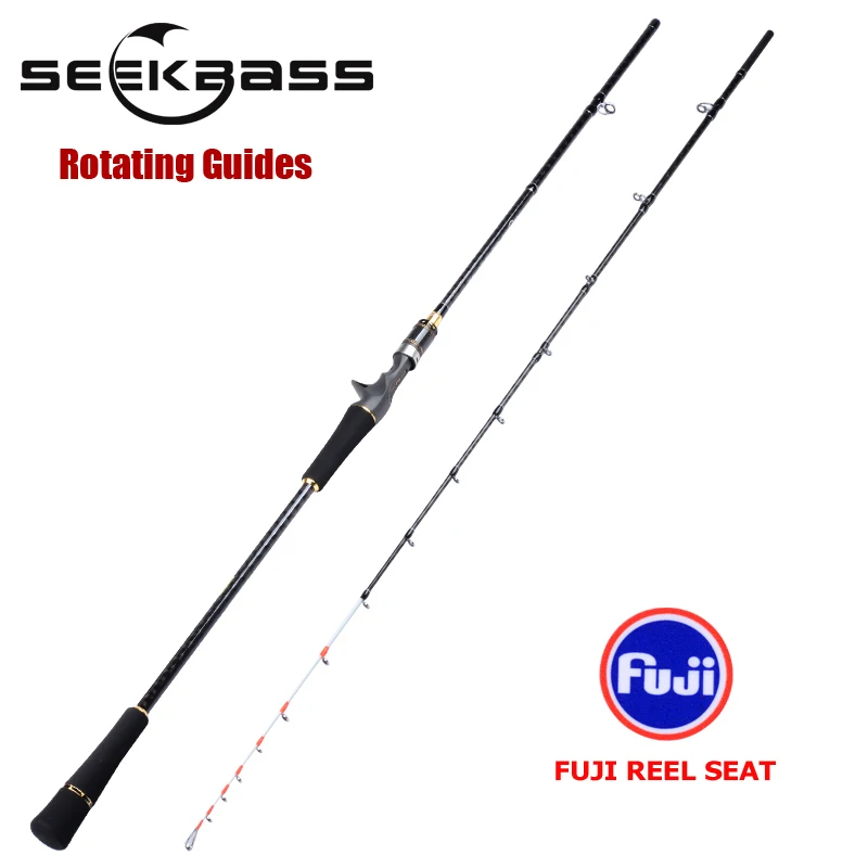 SeekBass 1 8 м 2 катушка сиденья FUJI 40 120 г светильник Кая медленная удилище для