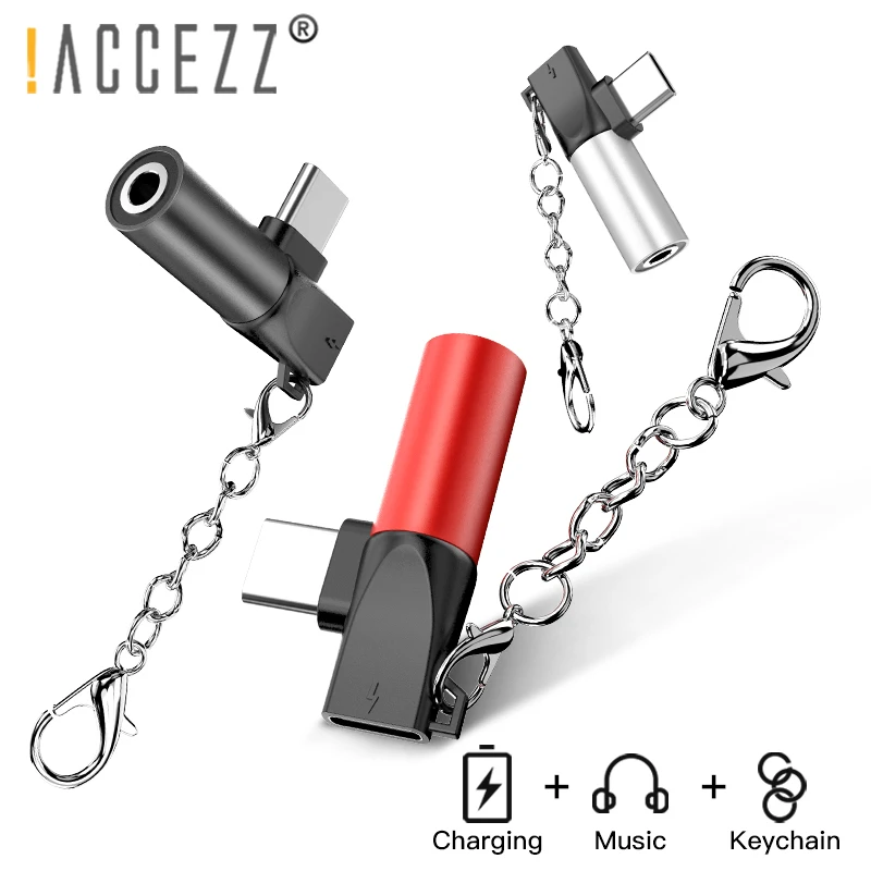 ! Телефонный адаптер ACCEZZ USB Type C для Xiaomi Mi9 Note 7 Huawei P30 3 5 мм разъем наушников Aux