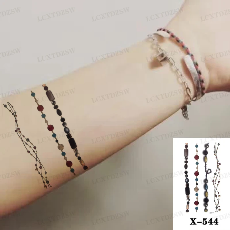 

Stickers Waterproof Temporary Fake Tattoo Black Moon Stars Tattoo Arm Women's Tattoo And Body Painting One-Time Tattoos Men