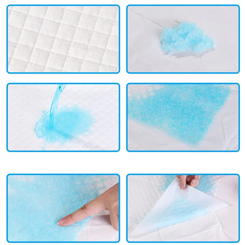 

10Pcs/set Soft And Comfort White Disposable Non-woven Baby Waterproof Mattress With Diaper Pad Care Pad Baby Care