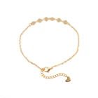 304 из нержавеющей стали, ножной золотистый ромб 23 см (9 дюймов) в длину, 1 шт.