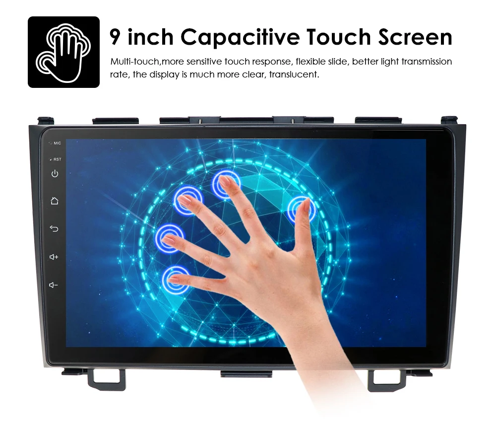 Автомагнитола 4G 9 дюймов GPS-навигатор Android 10 стерео плеер DAB + WiFi OBD2 для HONDA CRV CR V 2007