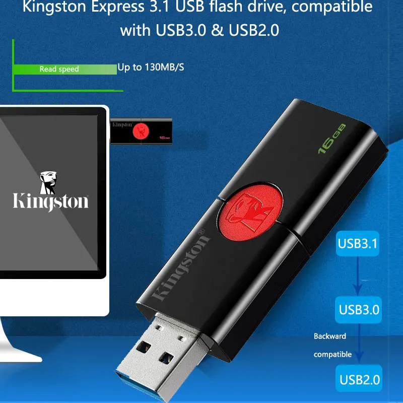 USB флеш накопитель Kingston DT106 32 3 1 ГБ 16 128 ГБ|USB флэш-накопители| |