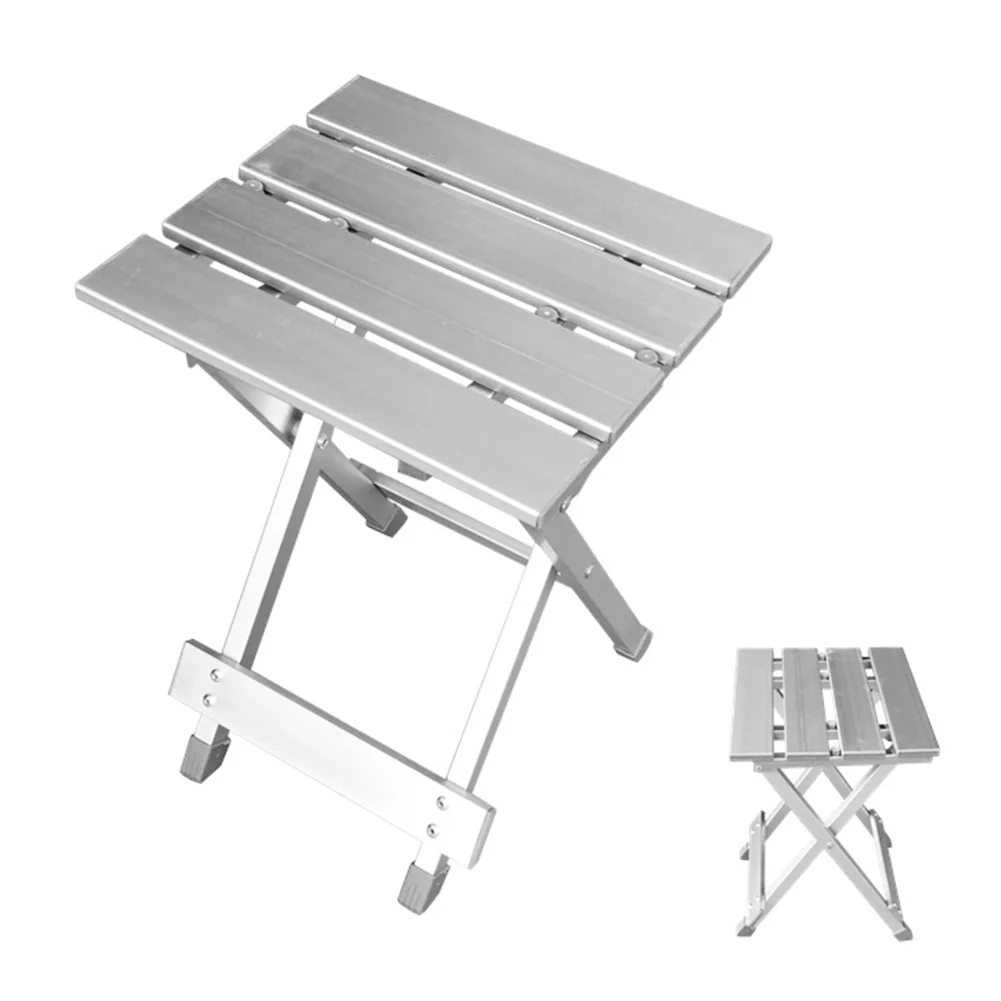 

Outdoor Camping High Intensity Non Slip Folding Stool Portable Chair Scratch Resistant Aluminum Alloy Space Saving Multifunction