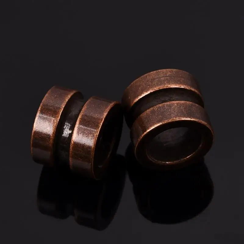 5 шт./лот бусины из нержавеющей стали для браслета в стиле ретро разделительные