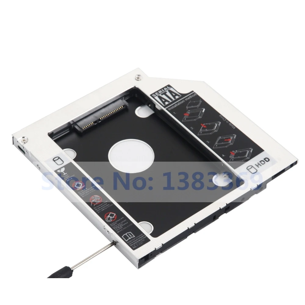 NIGUDEYANG SATA 2 й жесткий диск HDD SSD лоток Caddy для ASUS X542U n550jk X550JK X550LC|Корпус жесткого