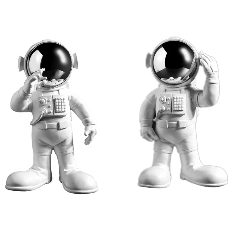 

Модель астронавта космического человека, орнамент из смолы ручной работы, подарки для домашнего декора