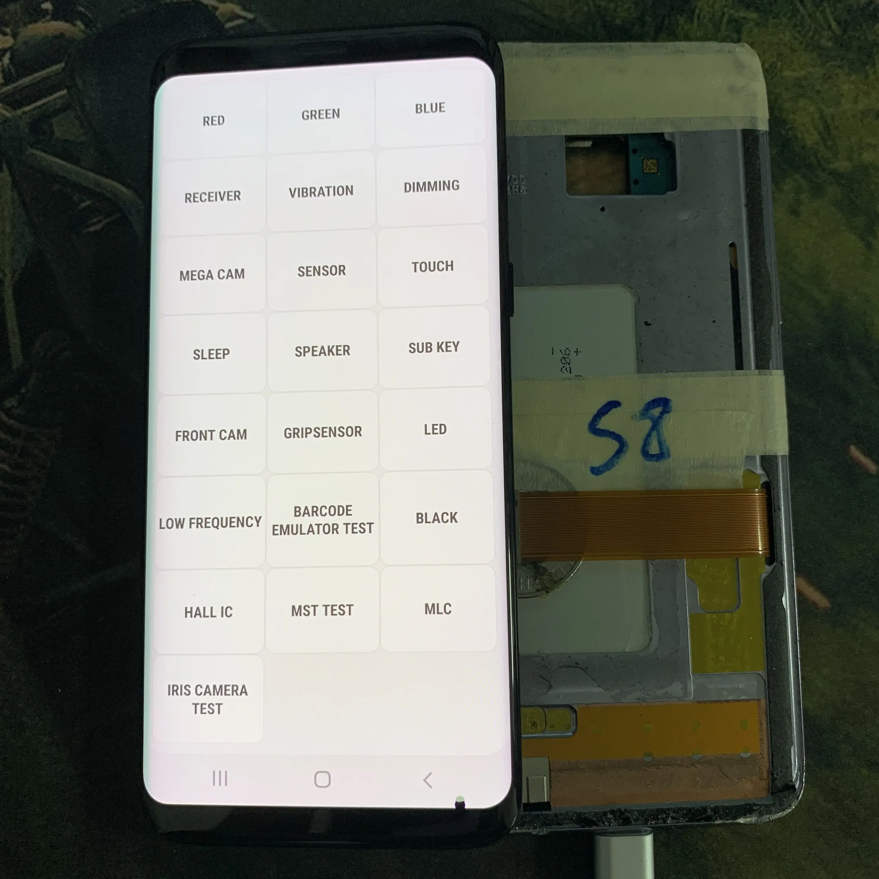 

Dead pixel For AMOLED For Samsung Galaxy S8 S8+ G950A G950U G950F S8 Plus G955 G955F LCD Display Touch Screen Digitizer Frame