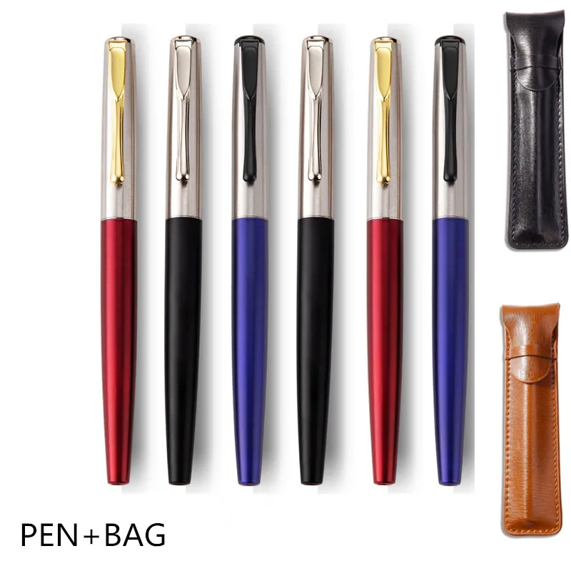 Medium Nib Fountaine Pens High Quality Luxury Ink Pen 0.5mm Pluma Fuente Caligraphy Penna Stilografica Pennino