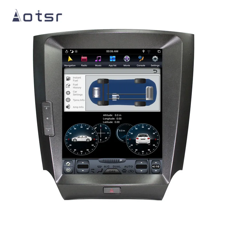 Android 9 Tesla стиль автомобильный dvd-плеер gps навигация для Lexus IS200 IS250 IS300 IS350 2005+ Авто Радио стерео Мультимедиа Плеер