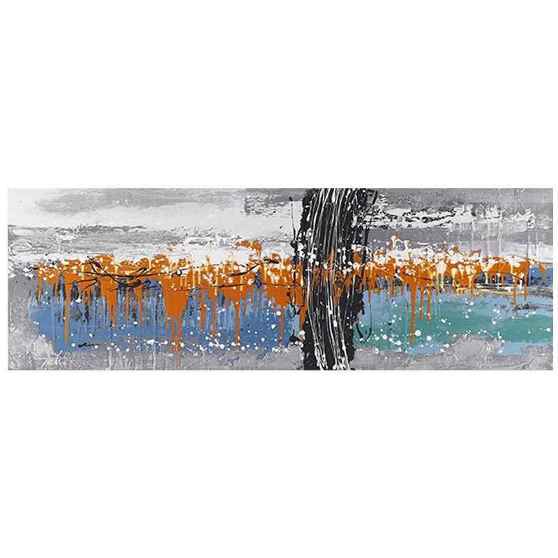

Abstract Yellow Oil Painting on Canvas Posters and Prints Modern Scandinavian Wall Art Picture Bedroom Kids Room Cuadros Decor