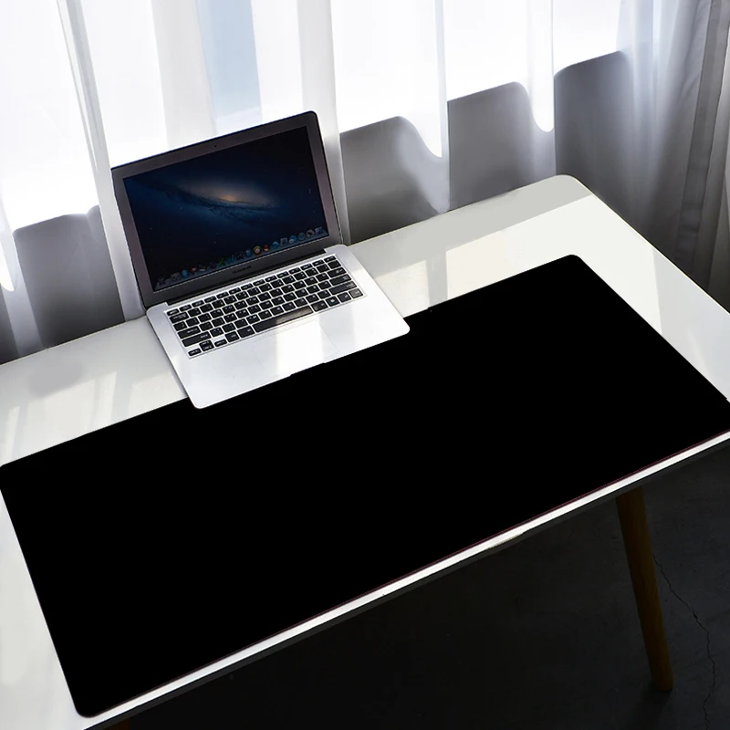 

Black Mouse Pad 90x40/800x300 Table Mat Desk Mause Gaming Room Accessories Pc Mats Computer Game Gamer Complete Keyboard Pads