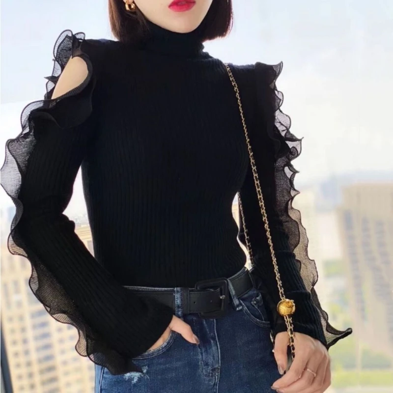 Cheap wholesale 2021 spring  autumn new fashion casual warm nice women Sweater woman female OL  vintage sweater At140
