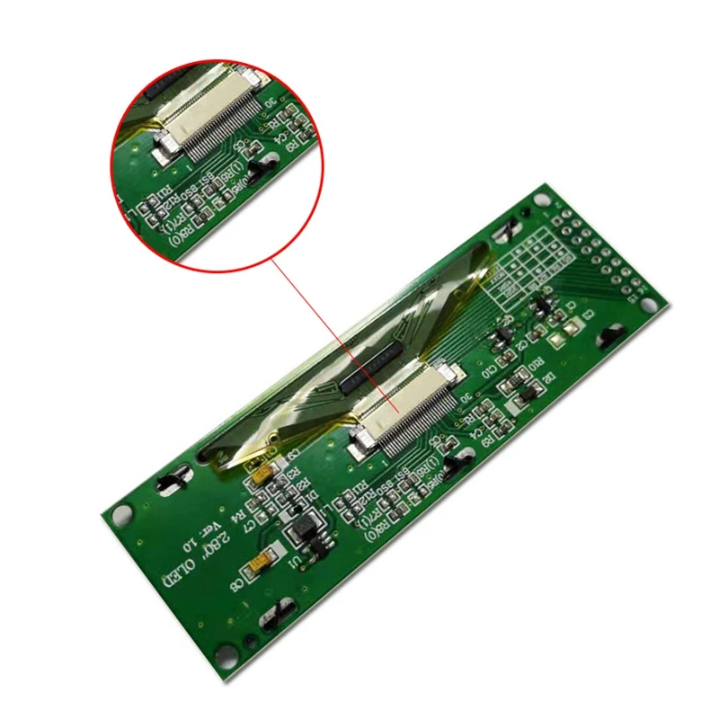 2 8 дюймов OLED дисплей 256X64 25664 точек изображения ЖК модуль экран LCM SSD1322 контроллер