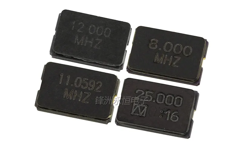 10 шт. 25 МГц Натяжной канат длиной 25 м 25,000 МГц SMD Кварцевый резонатор с украшением в виде кристаллов 2Pin 5032 пассивный кристалл осциллятор