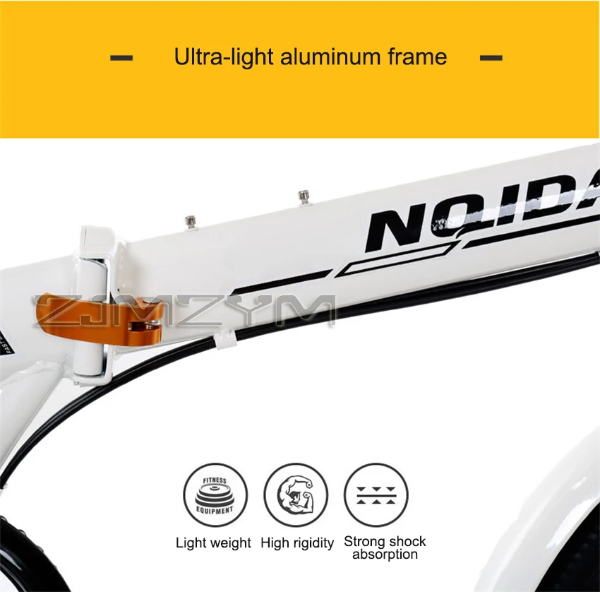 Складной велосипед с регулируемой скоростью для взрослых путешествий