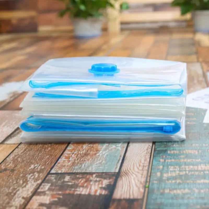 Домашний Вакуумный пакет для хранения одежды Сумка с клапаном органайзер