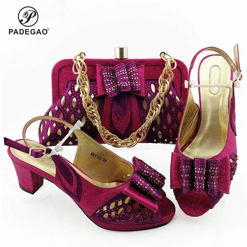 Удобные туфли-лодочки на каблуке Босоножки в африканском стиле с сумочкой