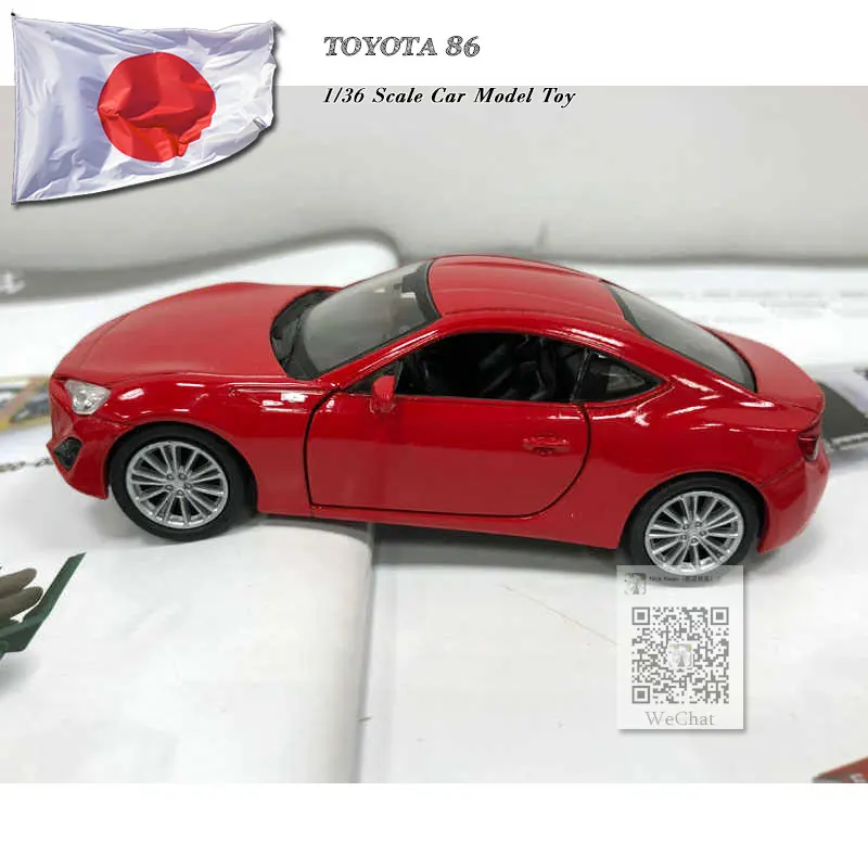 5 шт./лот оптовая продажа WELLY масштаб 1/36 игрушки для автомобилей TOYOTA 86 Литые