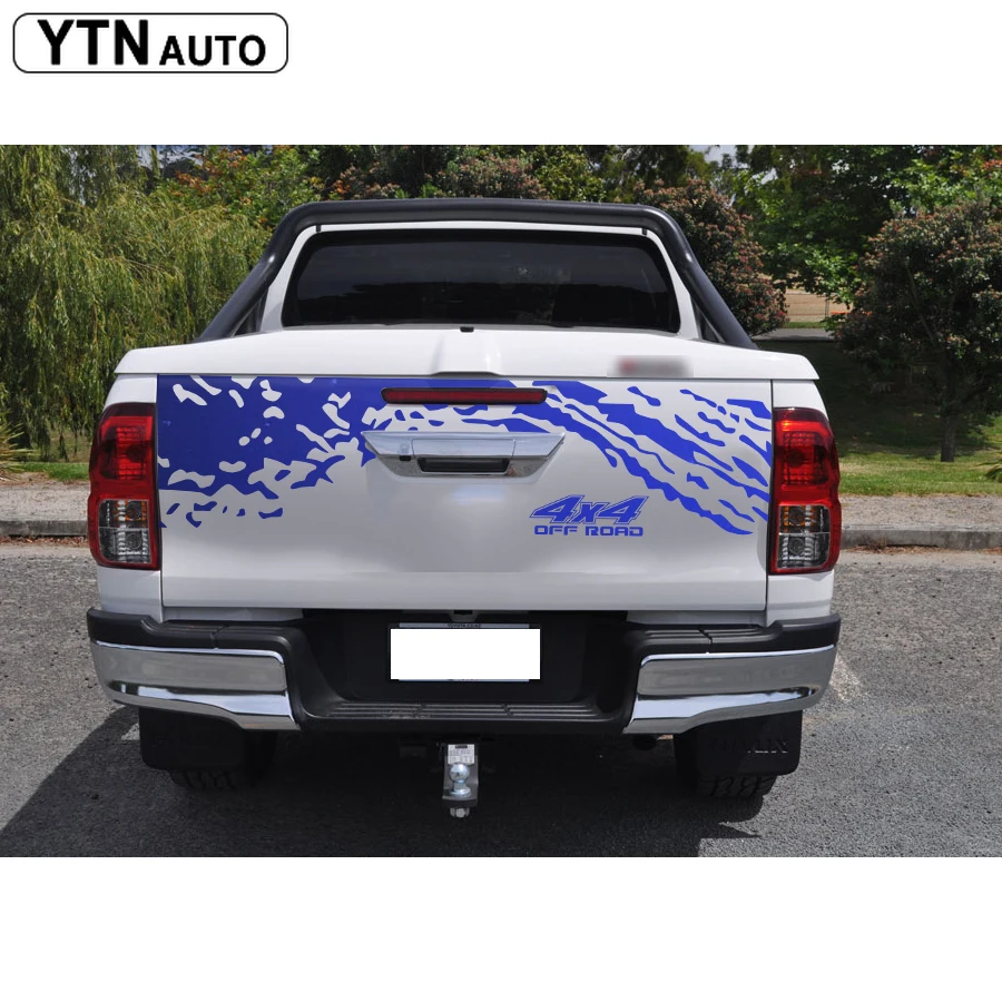 Автомобильные наклейки 1 шт. чернила для задней двери грязные отметки