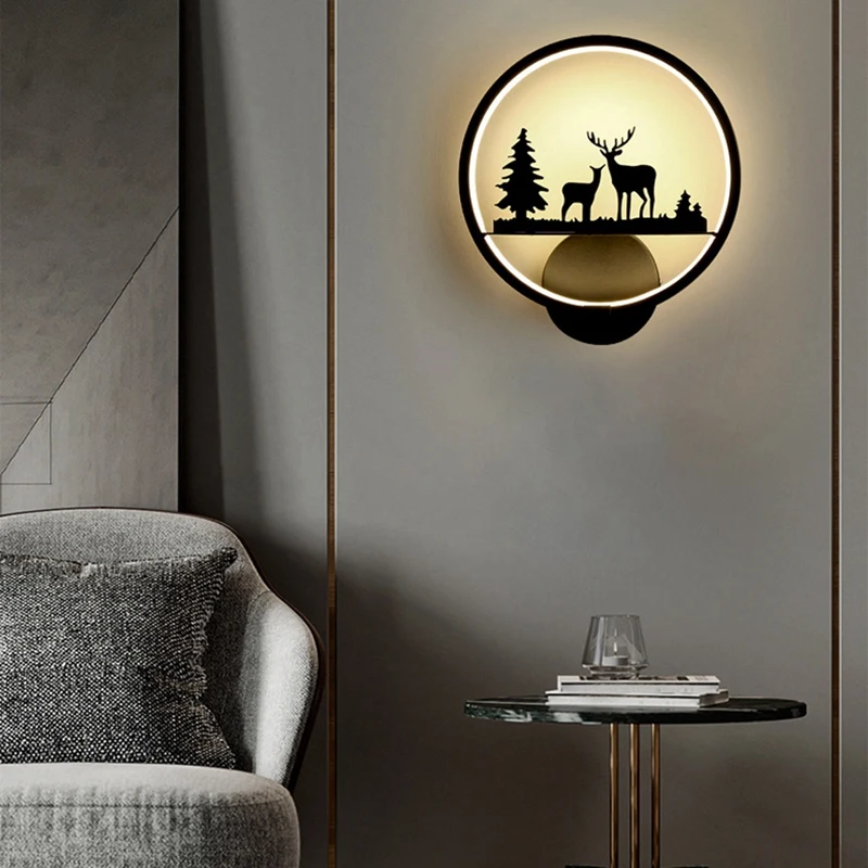 

20W LED Wall Lamp Modern Creative Bedroom Wall Light Indoor Living Room Dining Room Corridor Lighting Decoration