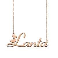 lanta name necklace custom name necklace for women girls best friends birthday wedding christmas mother days gift