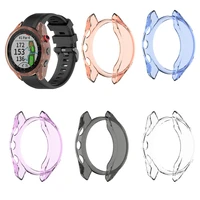 soft tpu watch case for garmin approach s62 watch accessories ultra slim protective shell transparent skin cover case