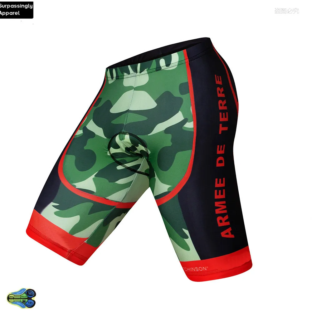 Камуфляжные велосипедные шорты мужские дышащие горные велосипедная одежда 12d